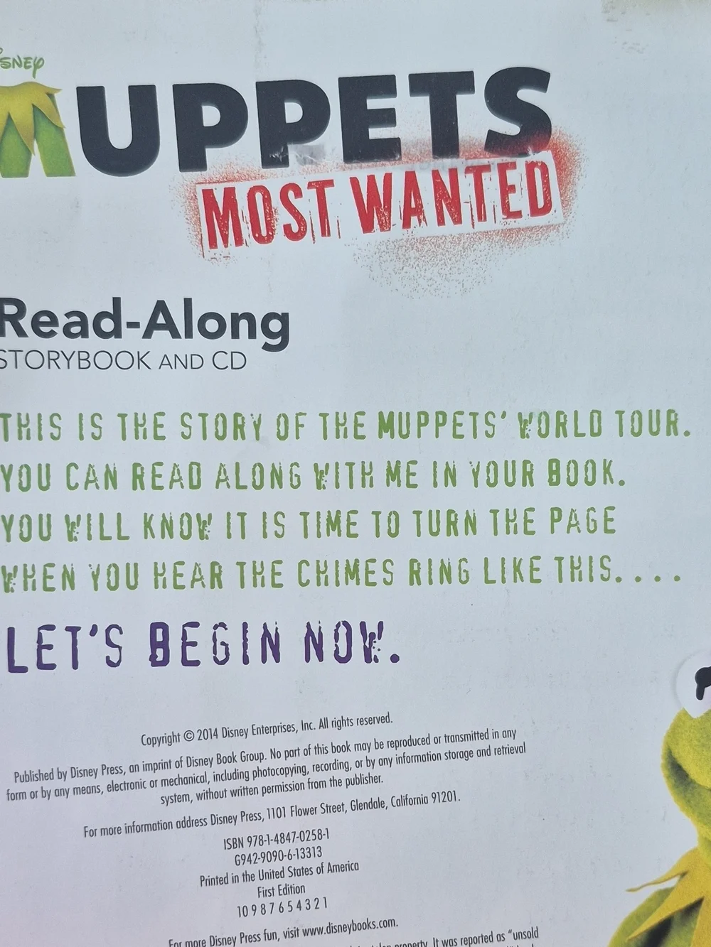 Muppets Read-Along Storybook